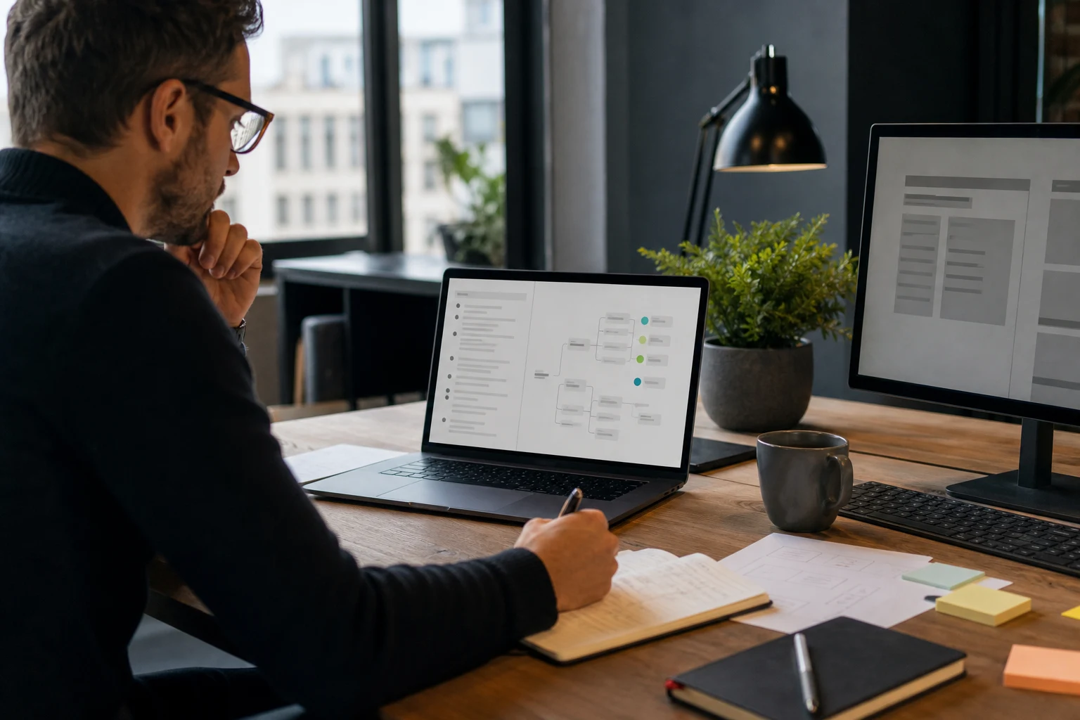 Editorial workspace for ai content strategy for b2b sites