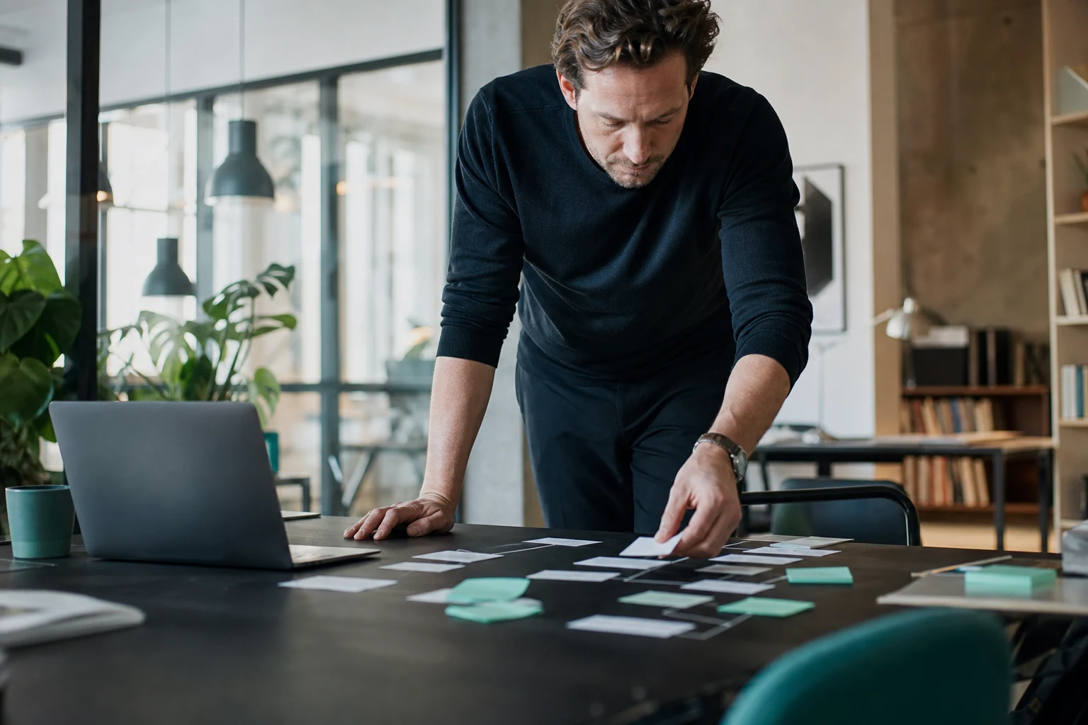 Editorial workspace for content for ai automation firms