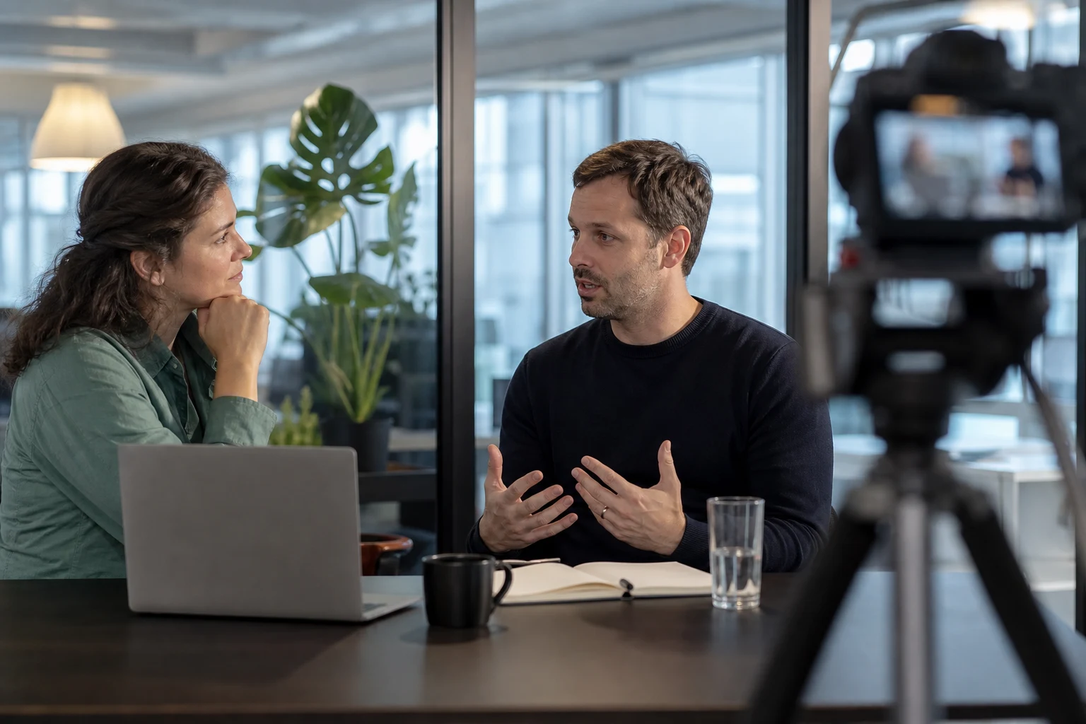 Editorial workspace for expert contributions for ai content