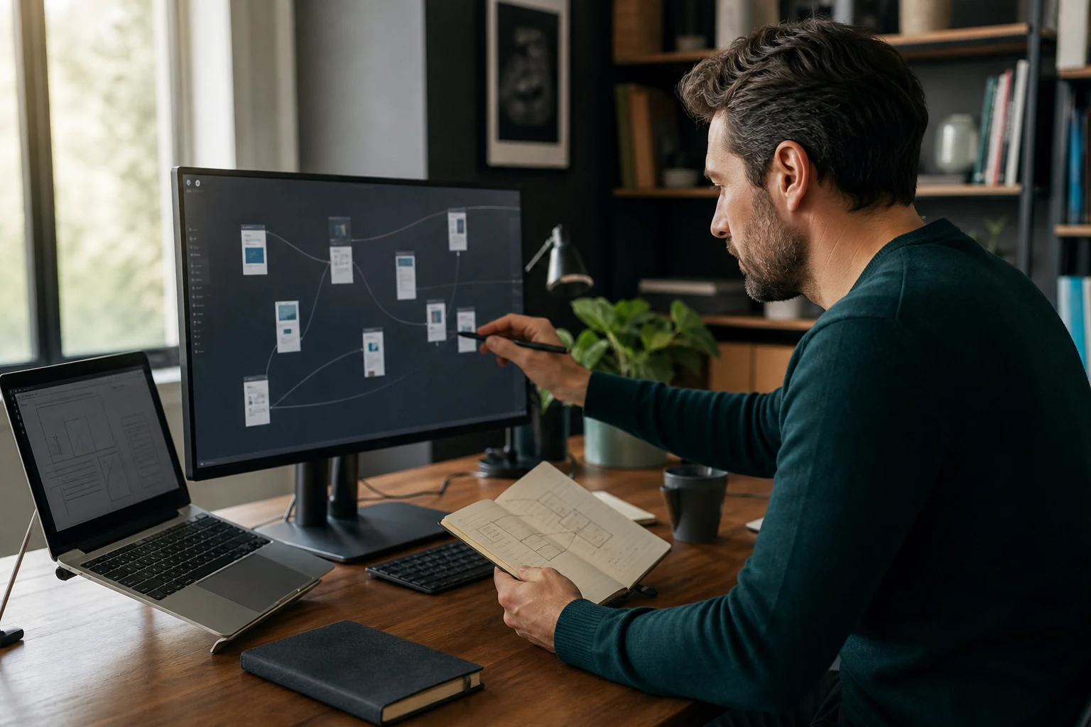 Editorial workspace for internal linking for ai content